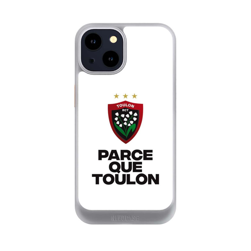 iPhone 14 NIVOcore Parce Que Toulon Blanc