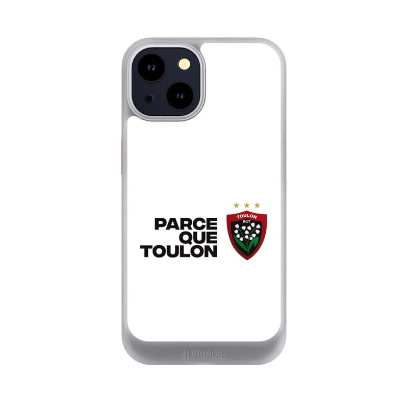 iPhone 14 NIVOcore RC Toulonnais PQT Blanc