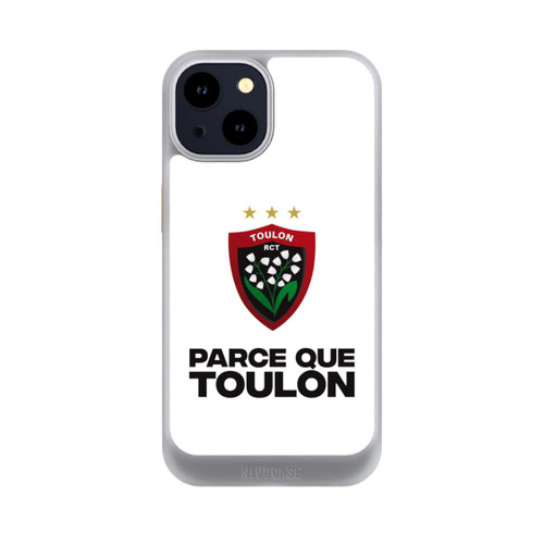 Apple iPhone 14 NIVOcore RC Toulonnais Blanc