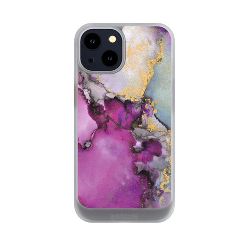 Apple iPhone 14 NIVOcore Alcohol Ink Art Pink