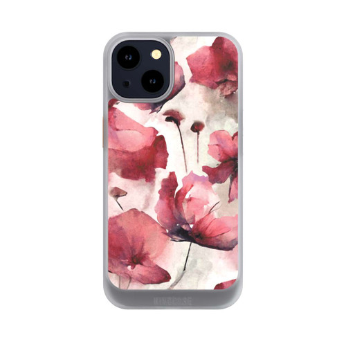 Apple iPhone 14 NIVOcore Wilde Mohnblumen Aquarell mit KI