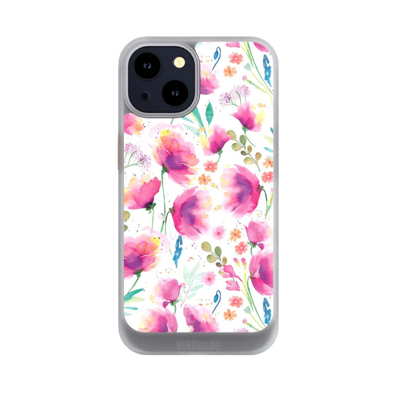 iPhone 14 NIVOcore Coquelicots abstraits aquarelle