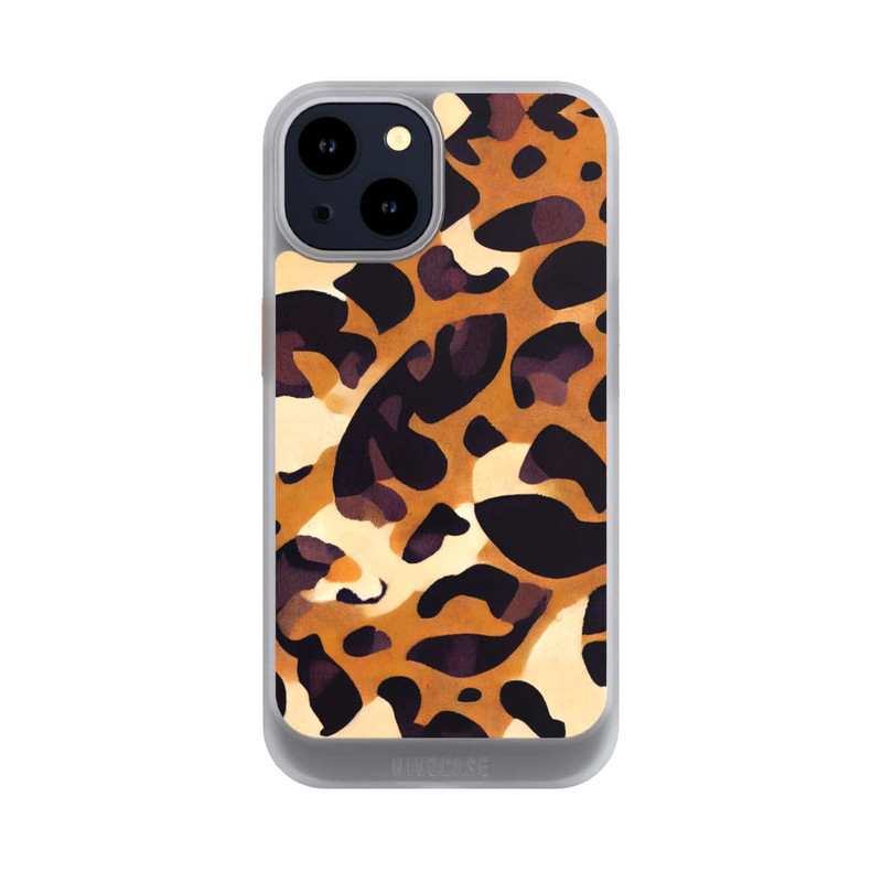 iPhone 14 NIVOcore Leo Pattern hellbraun