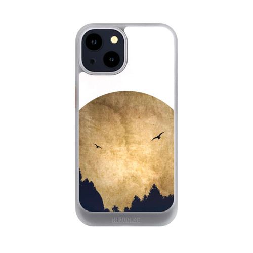 Apple iPhone 14 NIVOcore Zwei Vögel vor Mond