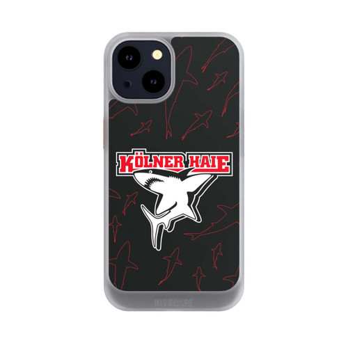 Apple iPhone 14 NIVOcore Haie Muster Rot