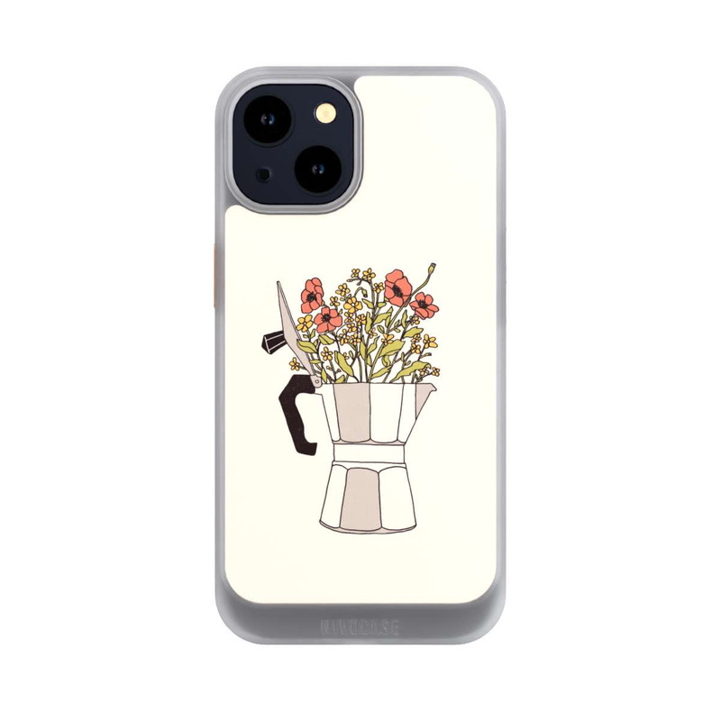 iPhone 14 NIVOcore Moka Blumen