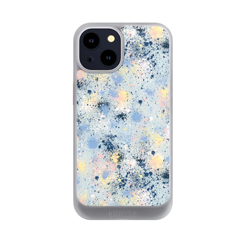 iPhone 14 NIVOcore Ink Dripping Dust Texture Blue