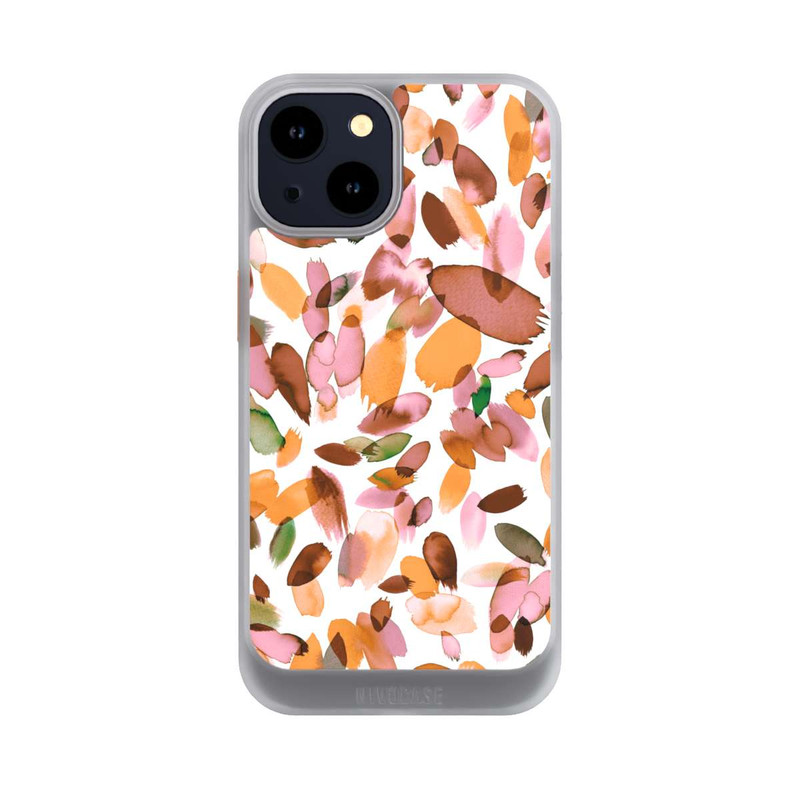 iPhone 14 NIVOcore Watercolor Petal Stains Orange