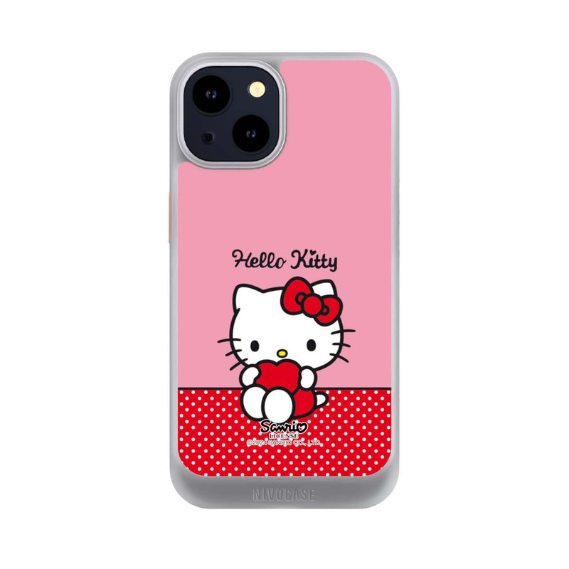 iPhone 14 NIVOcore Hello Kitty sitzend mit Herz