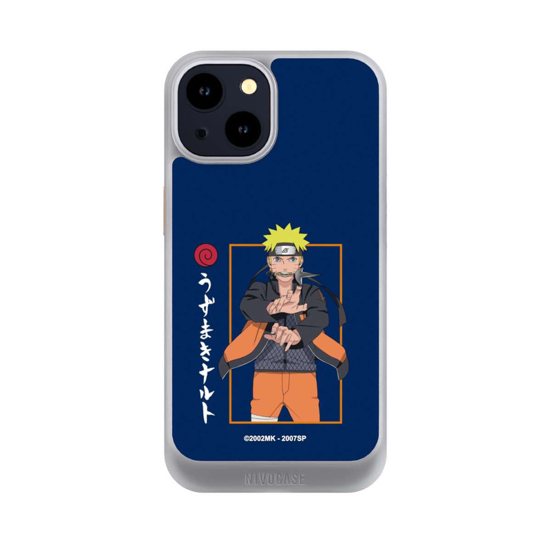 iPhone 14 NIVOcore Naruto Kampfposition Blau