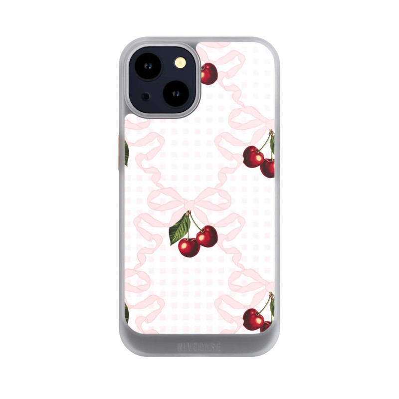 iPhone 14 NIVOcore Motif cerise rose