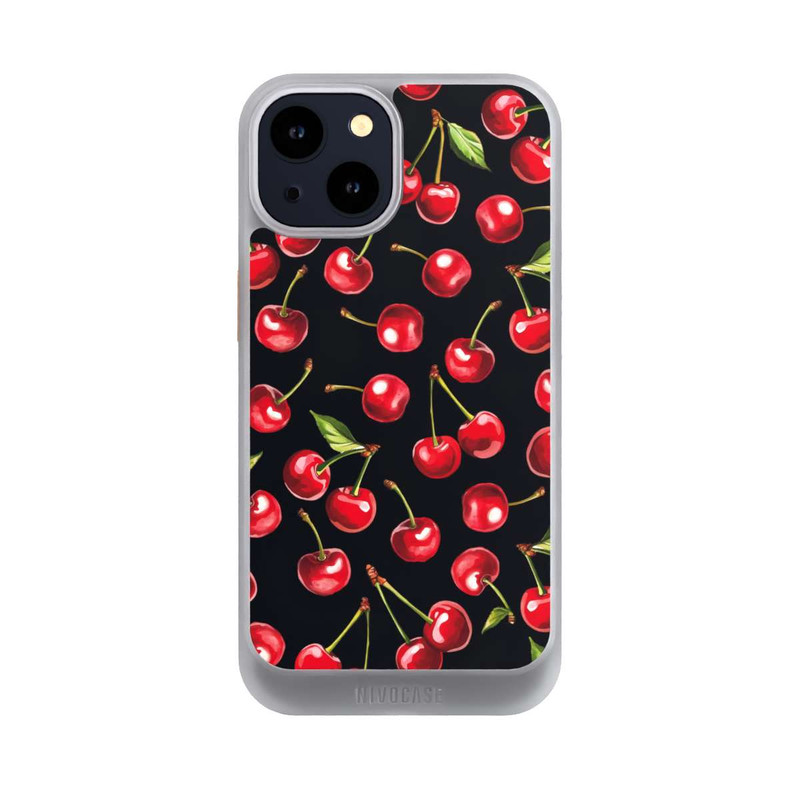 iPhone 14 NIVOcore Kirschmuster Schwarz mit KI