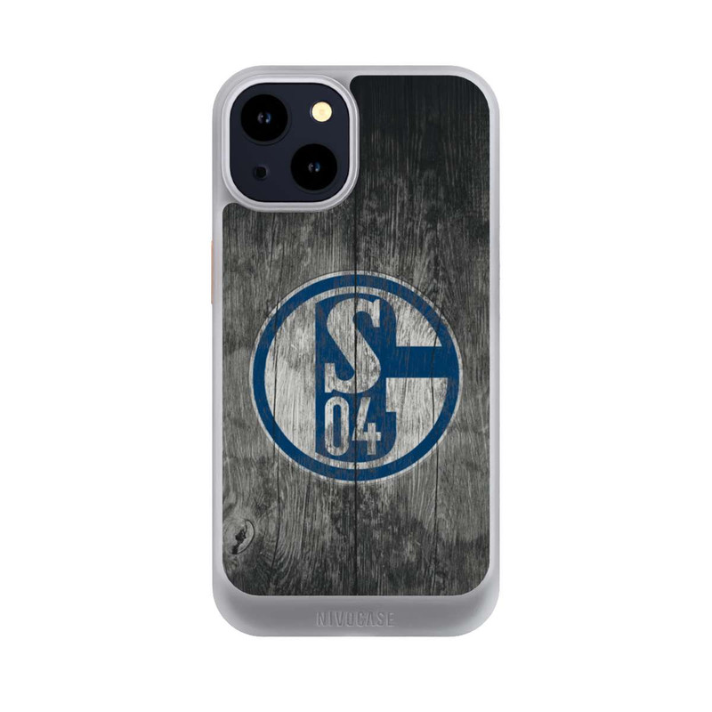 iPhone 14 NIVOcore Schalke 04 Holz Look