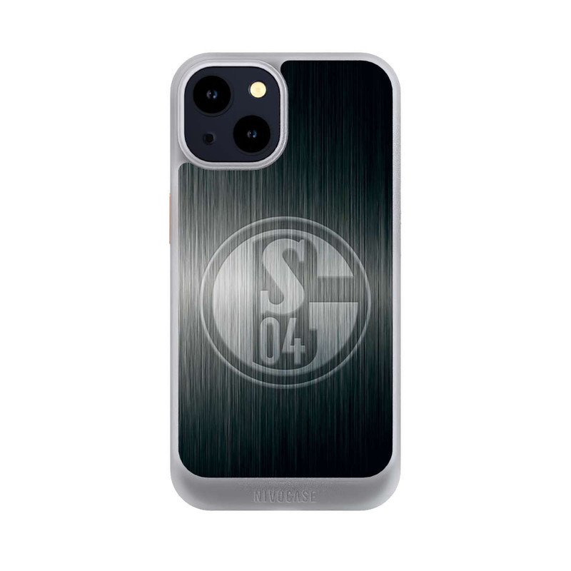 iPhone 14 NIVOcore Schalke 04 Metall Look