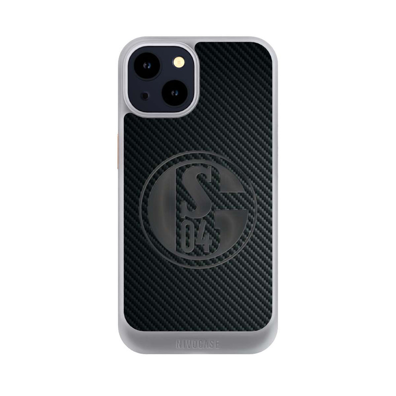 iPhone 14 NIVOcore Schalke 04 Carbon Look