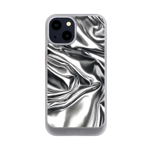 Apple iPhone 14 NIVOcore Shiny Chrome Silver avec IA