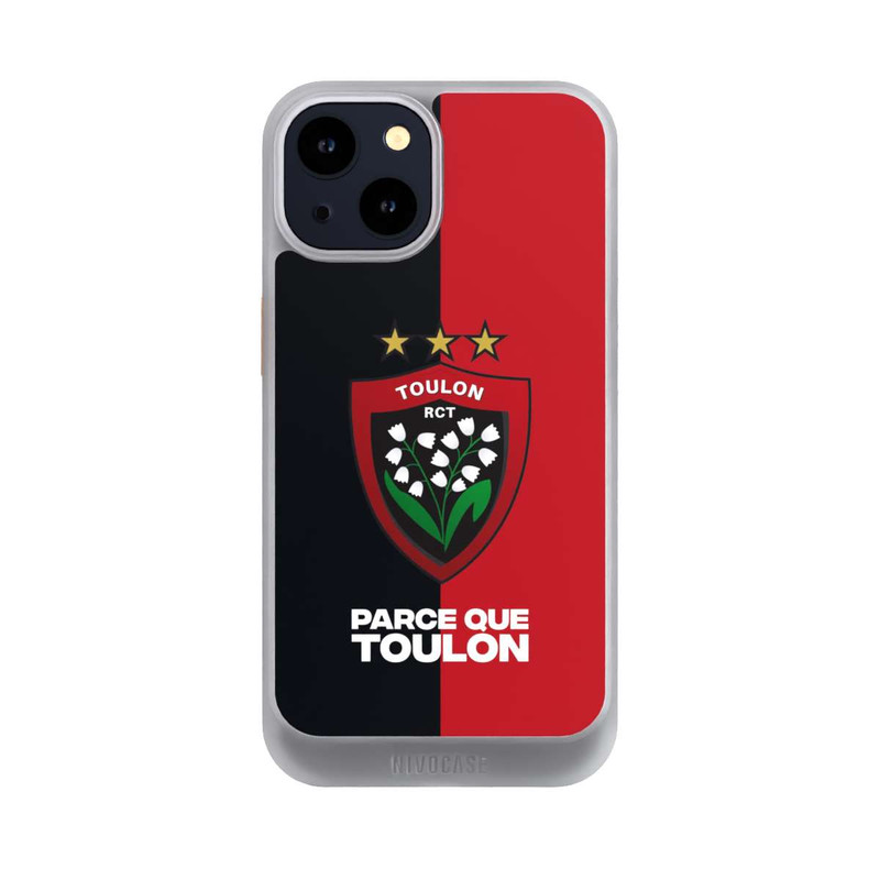 iPhone 14 NIVOcore RCT Logo Rouge Noir