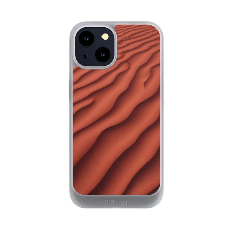 iPhone 14 NIVOcore Sandstruktur Rot mit KI