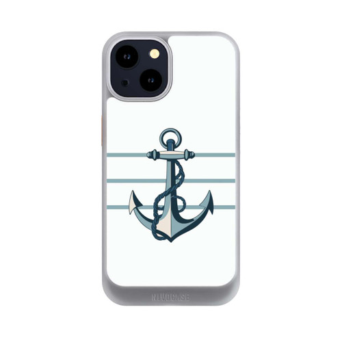 Apple iPhone 14 NIVOcore Anchor Line White with AI