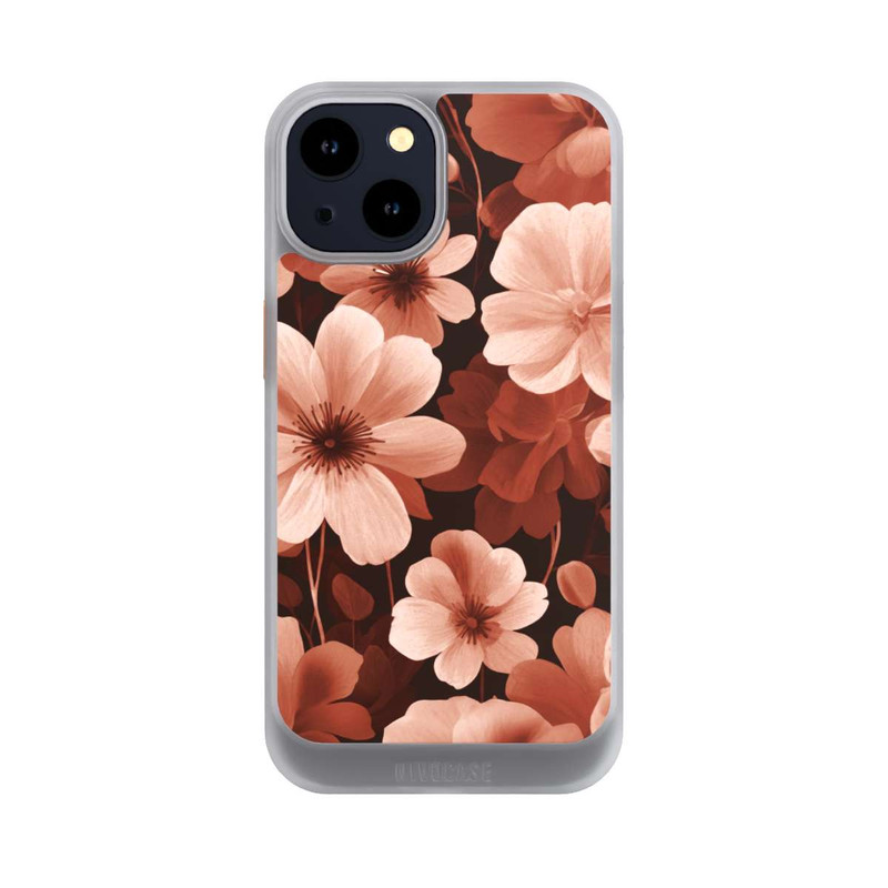 iPhone 14 NIVOcore Rote Negativblumen mit KI