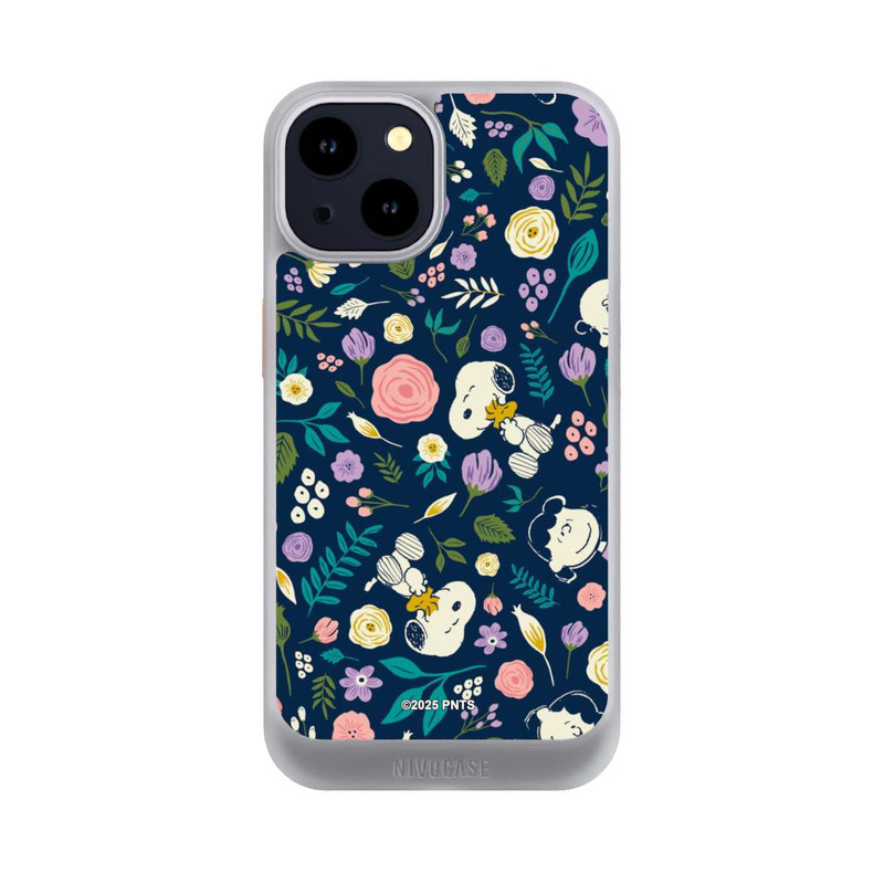 iPhone 14 NIVOcore Peanuts Dark Flower Pattern