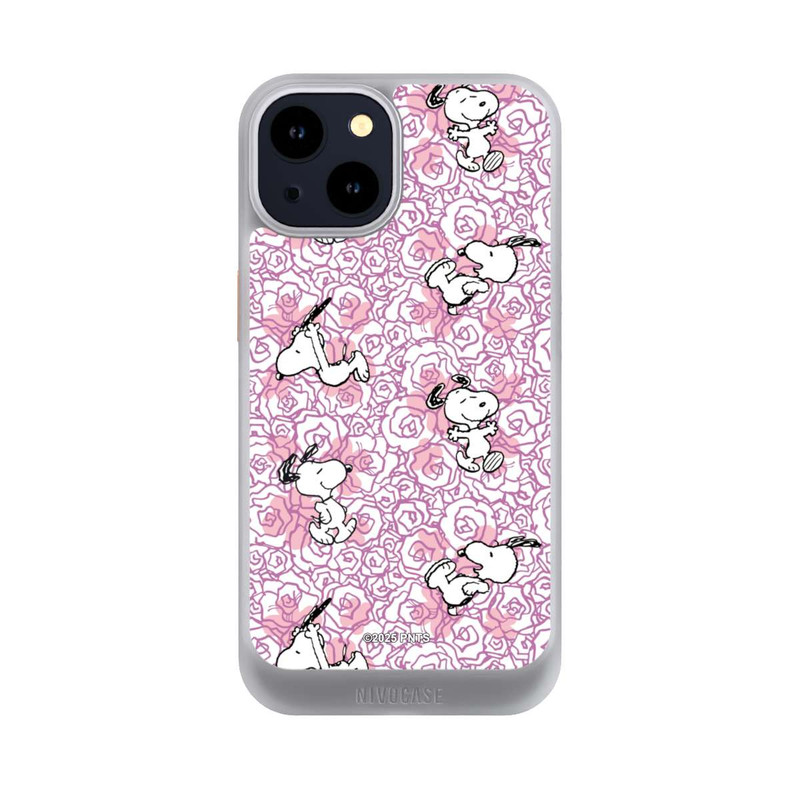 iPhone 14 NIVOcore Peanuts Pink Roses Pattern