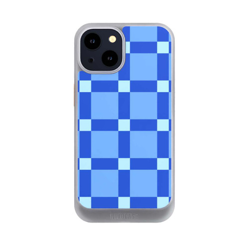 Apple iPhone 14 NIVOcore Big Blue Checked Pattern