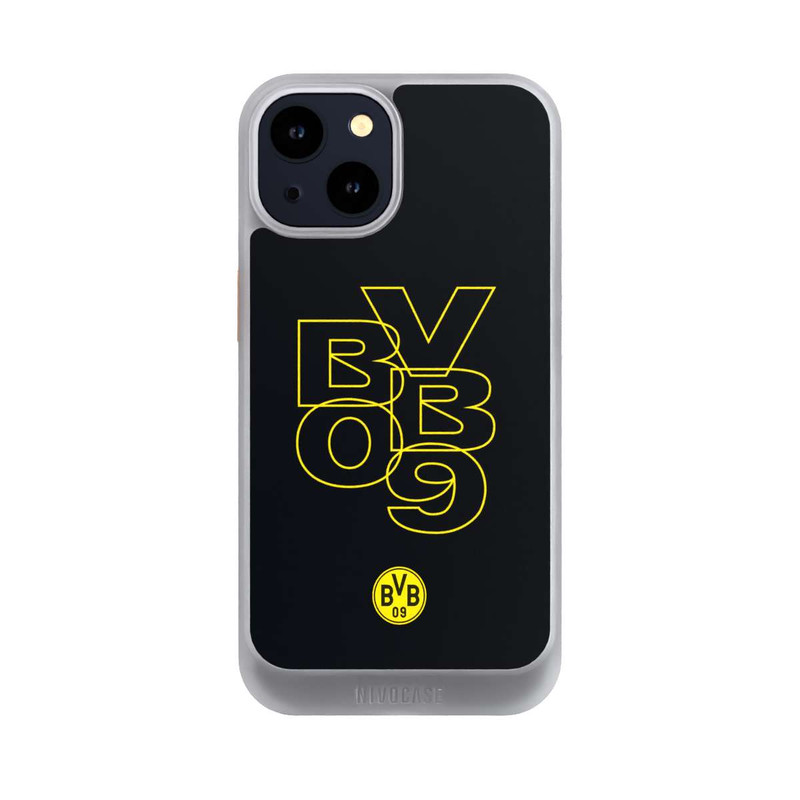 iPhone 14 NIVOcore BVB09 Gelb Schwarz