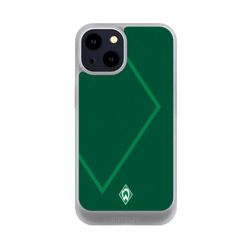 Apple iPhone 14 NIVOcore Werder Grün Rautenelement