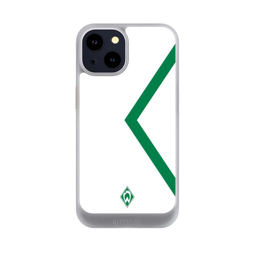 Apple iPhone 14 NIVOcore Werder Bremen Rautenelement Grün