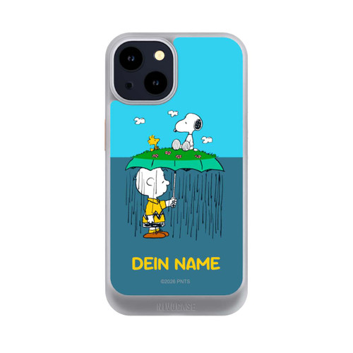 Apple iPhone 14 NIVOcore Charlie Brown Regen Personalisierbar