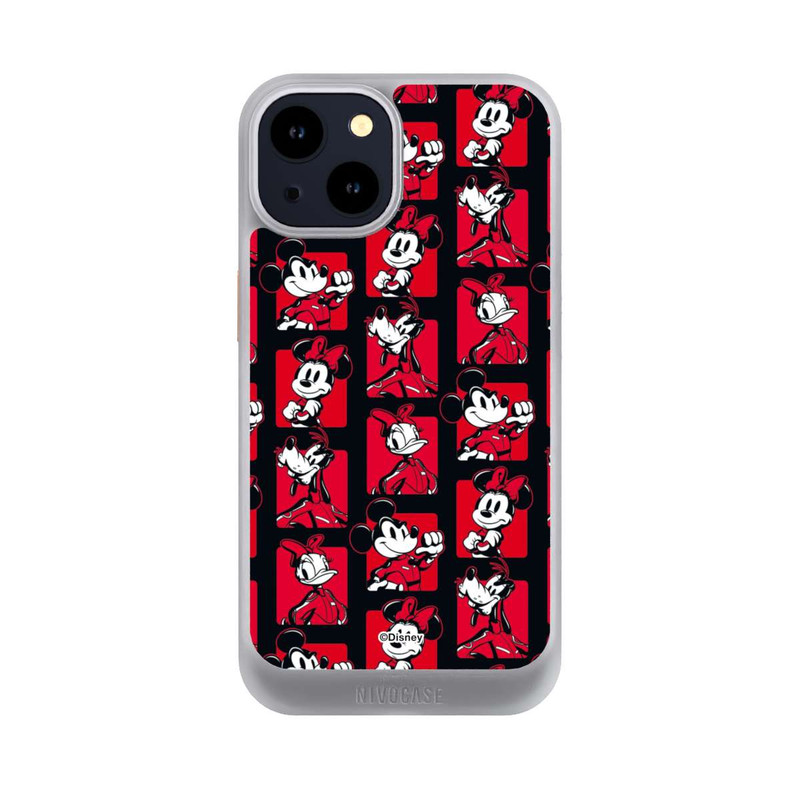 iPhone 14 NIVOcore Mickey Mouse Racing Pattern Red