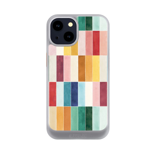 Apple iPhone 14 NIVOcore Modern Craft Geometric Rectangular Tiles