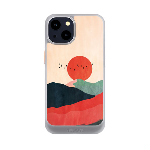 Apple iPhone 14 NIVOcore Zugvögel Kunst