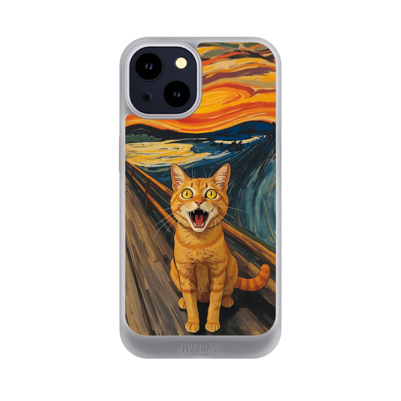 iPhone 14 NIVOcore The Scream Cat with AI