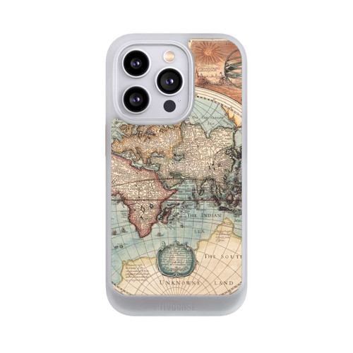 Apple iPhone 14 Pro NIVOcore Carte du Monde Ancienne