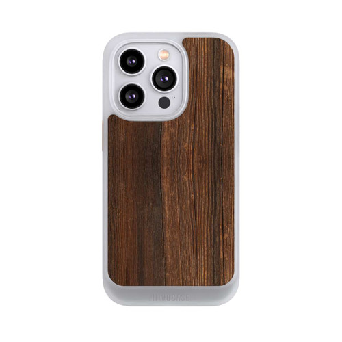 Apple iPhone 14 Pro NIVOcore Look Bois de Noyer