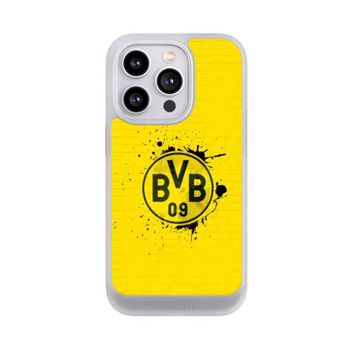Apple iPhone 14 Pro NIVOcore Spraylogo Yellow - BVB