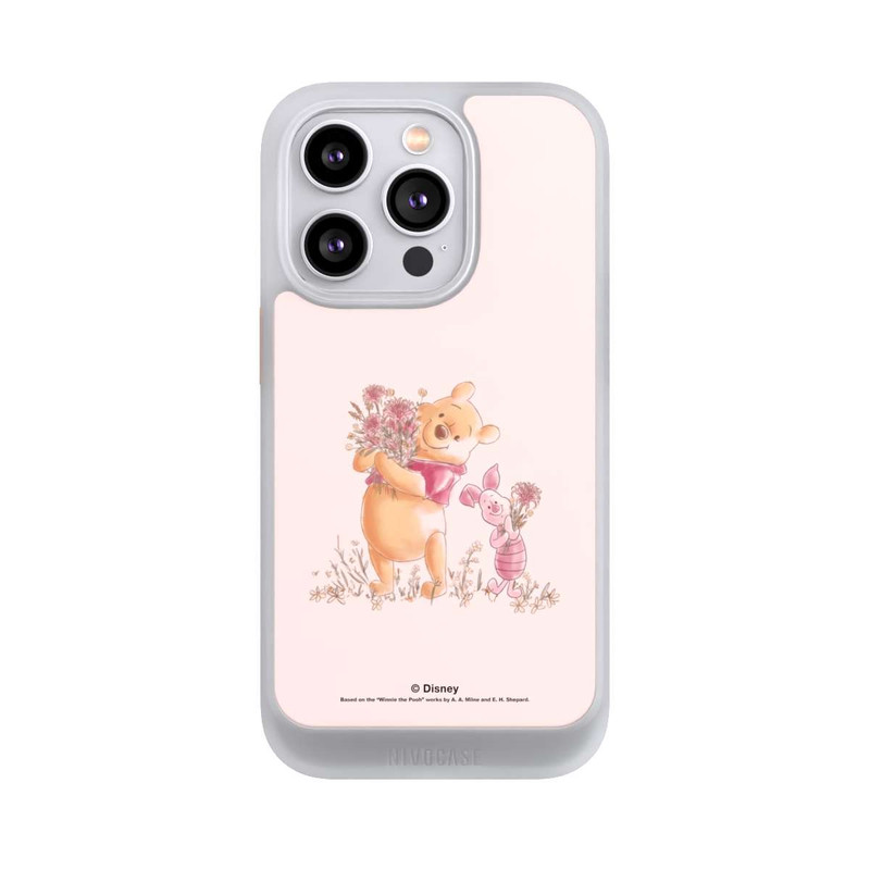 iPhone 14 Pro NIVOcore Winnie Puuh and Ferkel Blumen