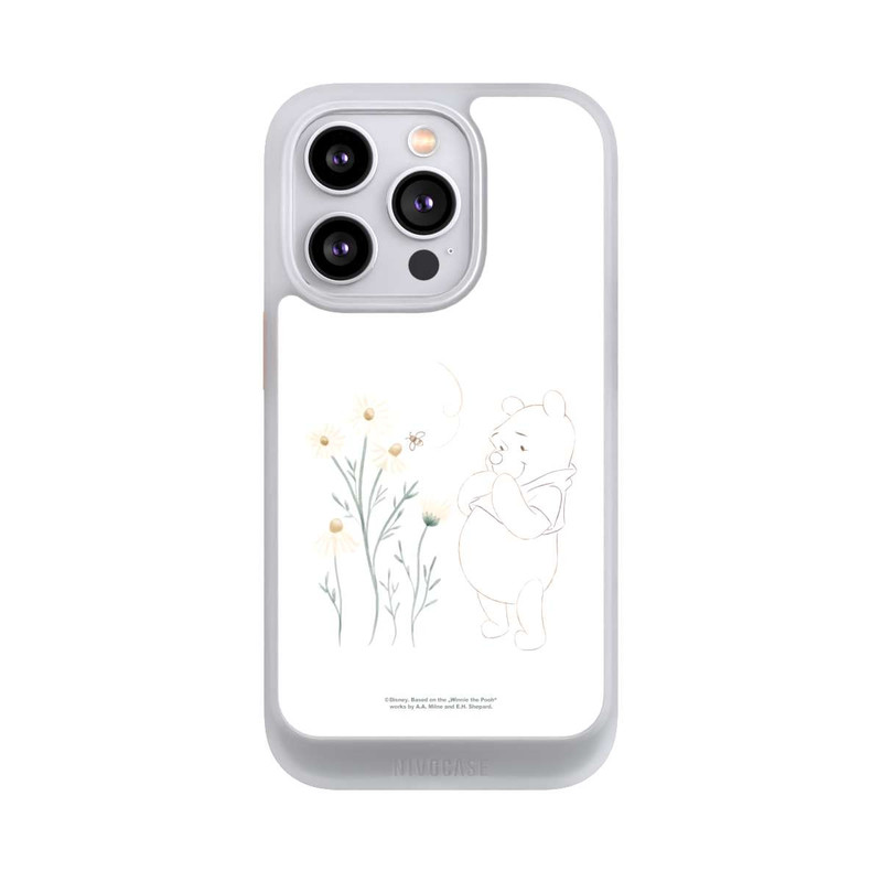 iPhone 14 Pro NIVOcore Winnie Puuh sieht sich Gänseblümchen an