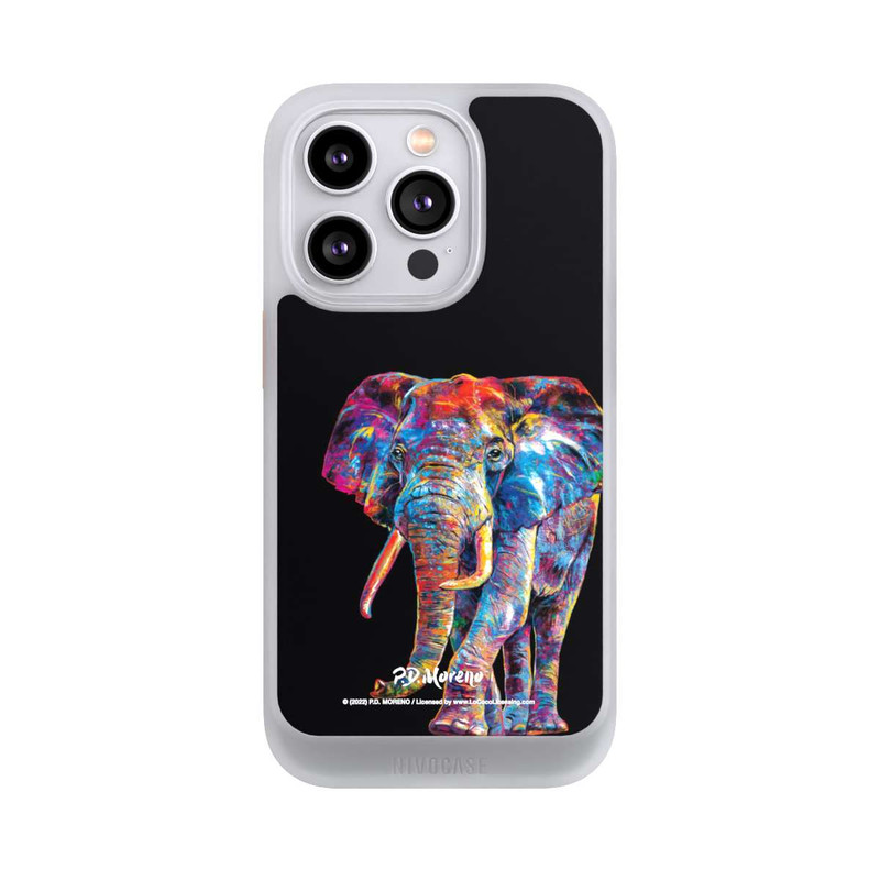 iPhone 14 Pro NIVOcore Elephant Art By P.D. Moreno