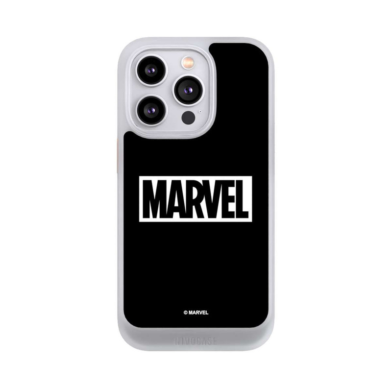 iPhone 14 Pro NIVOcore Marvel Logo Black