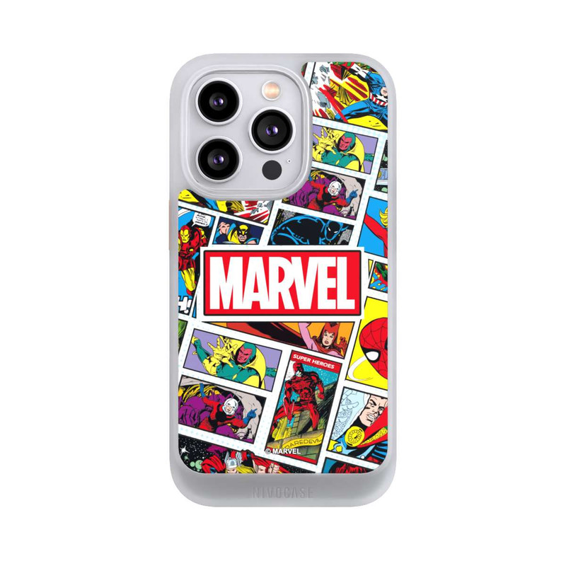 iPhone 14 Pro NIVOcore Marvel Comic Pattern
