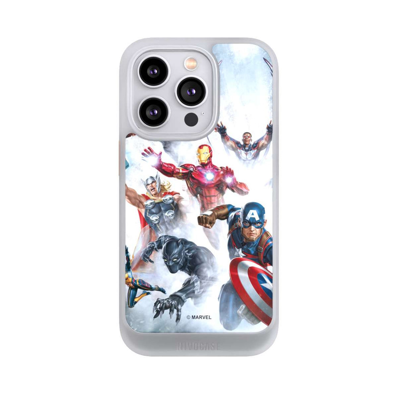iPhone 14 Pro NIVOcore Les Avengers vous sautent dessus