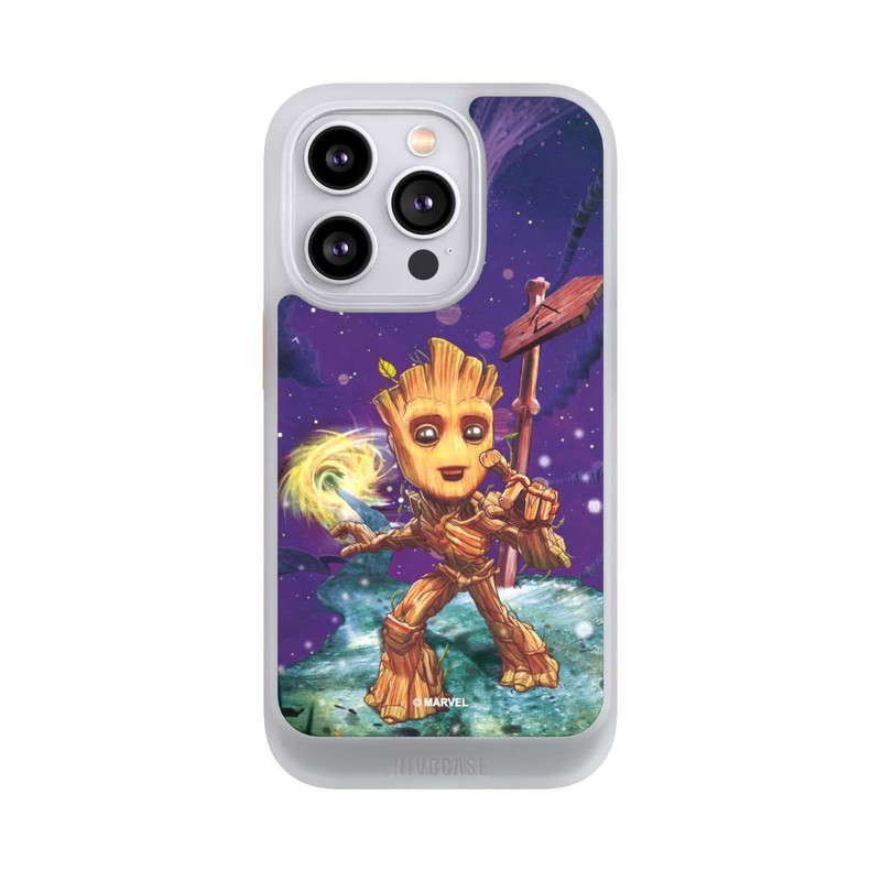 iPhone 14 Pro NIVOcore Baby Groot Galaxy Touch