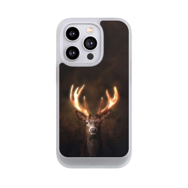 iPhone 14 Pro NIVOcore Hirsch Goldenes Geweih