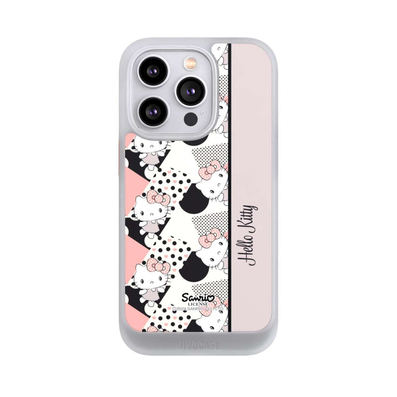 iPhone 14 Pro NIVOcore Hello Kitty elegantes Muster