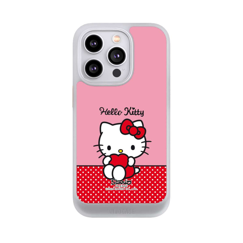 iPhone 14 Pro NIVOcore Hello Kitty sitzend mit Herz