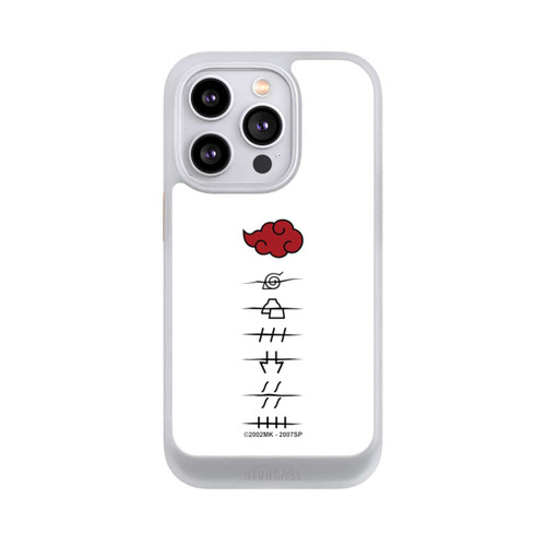 Apple iPhone 14 Pro NIVOcore Akatsuki Mitgliedersymbole Weiß
