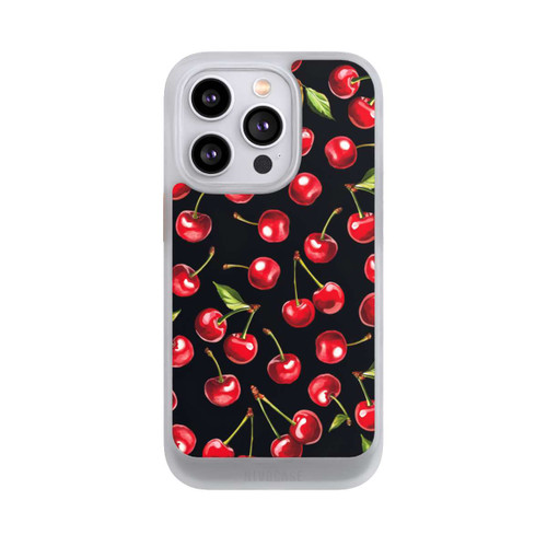Apple iPhone 14 Pro NIVOcore Kirschmuster Schwarz mit KI